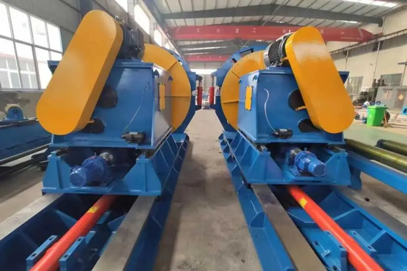 double station steel pipe chamfering machine for steel pipe custom