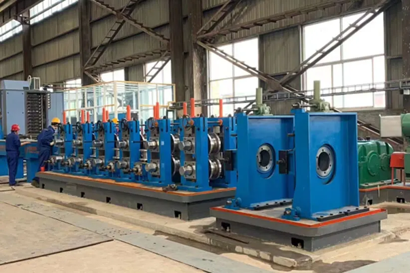 high frenquency welded pipe production line for large diameter pipe company
