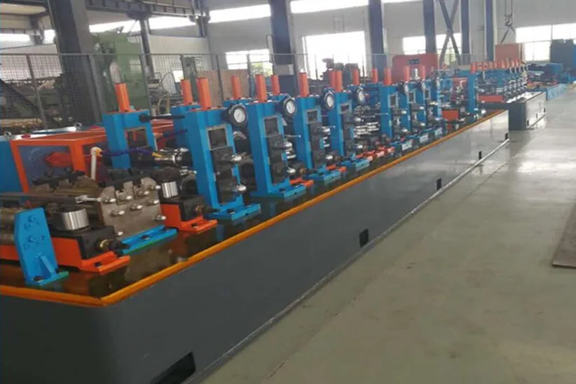 high frenquency welded pipe production line for small diameter pipe custom