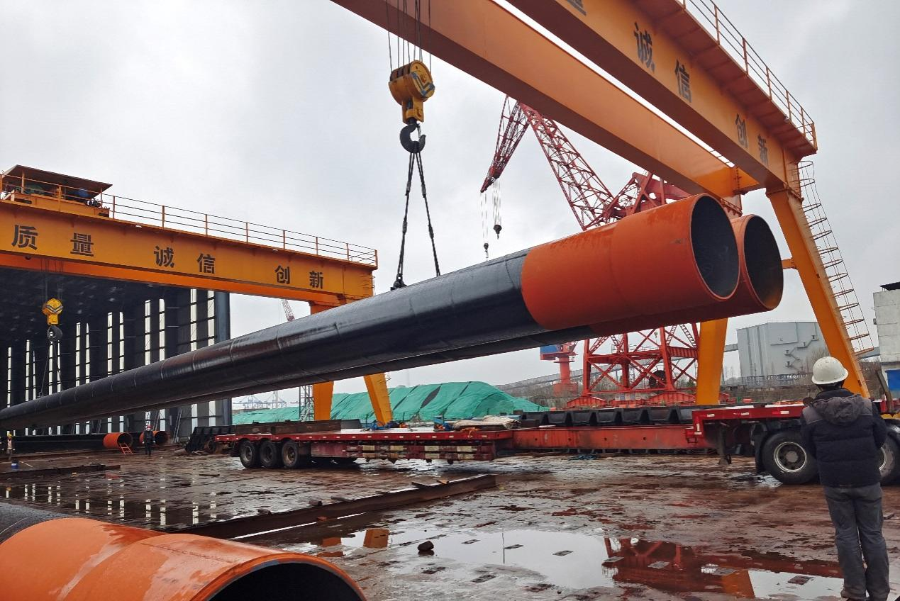 Φ 630㎜— Φ 3200mm Pile Pipe Project