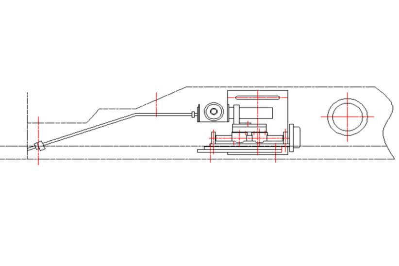 Internal welding device