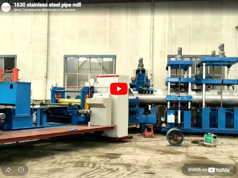 1630 stainless steel pipe mill