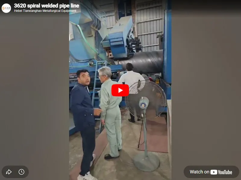 3620 spiral welded pipe line