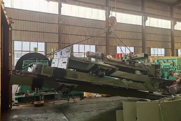 Spiral welded pipe mill and pipe beveling machine export to Tanzania